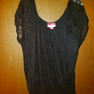 Lace night out shirt